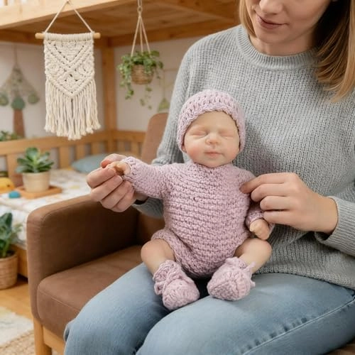 Pascale Reborn Baby Doll - 12 inch Silicone Ages 3+