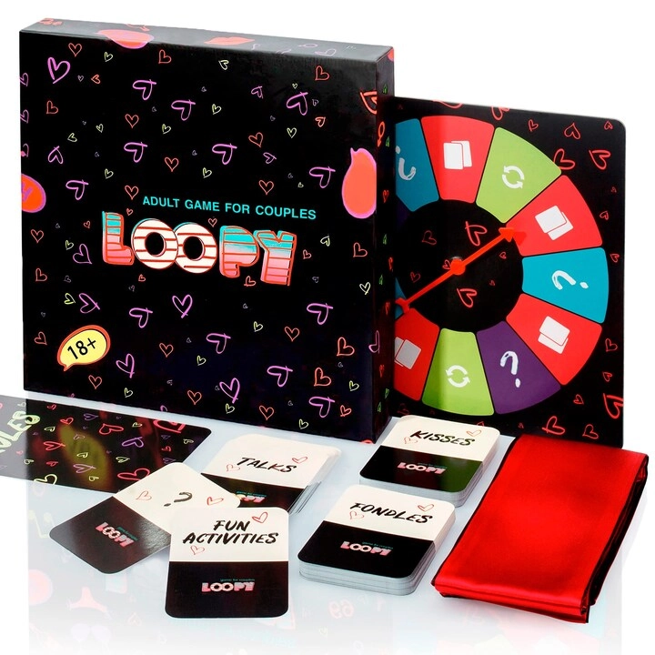 LOOPY Adult Game for Couples - Date Night Box 150 cards
