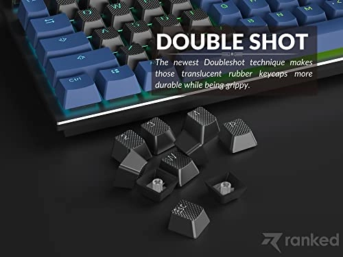 Rubber Keycap Set - OEM Profile Pistachio 23 Keys