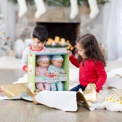 Luke & Lucy Twin Baby Dolls - 15-inch Boy and Girl Ages 18 months+