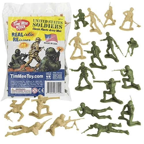 Plastic Army Men - Soldier Figures (TM-67714) 48 pcs