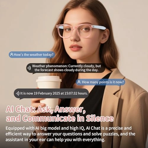 Smart Glasses - Auto Power On/Off Bluetooth UV400/Blue Light Protection