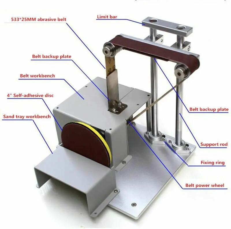 special-shaped polishing sanding machine - 350W 220V 1450rpm