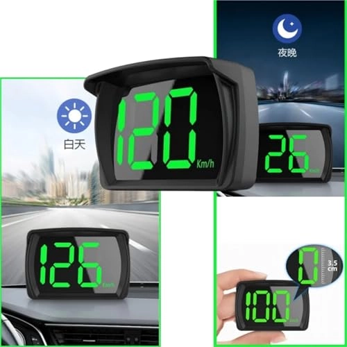 K1 HUD - Head-up Display GPS Speed Green Light KM H