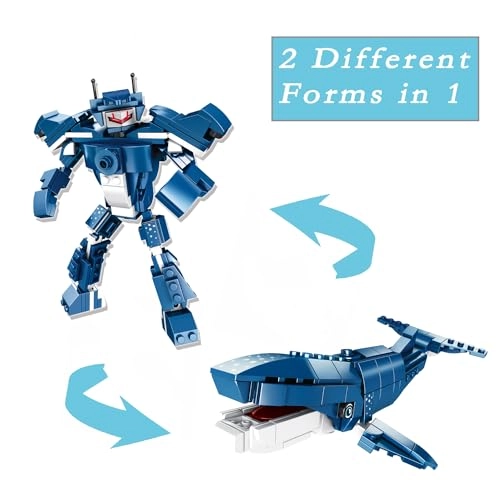 Sea Creatures Building Toy - Blue Whale 219 pcs