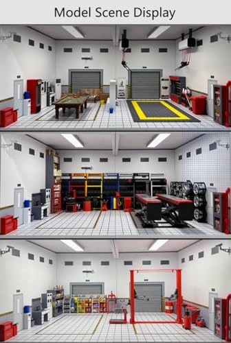 Car Repair Recreation Area Model - 1:18