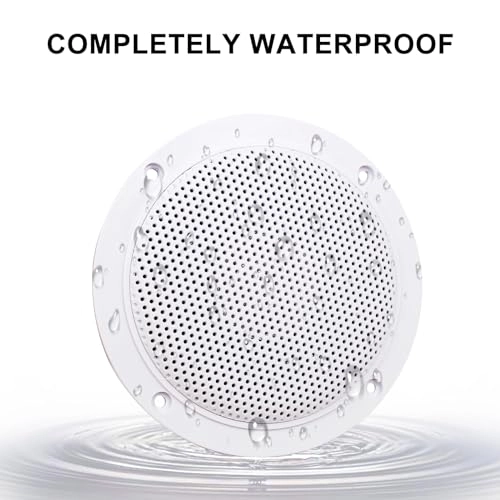 Marine Ceiling Flush Wall Mount Speakers - 4 Inches 160Watts