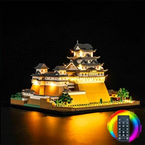 Led Lighting Kit for Himeji Castle - Compatible with 21060 Remote control