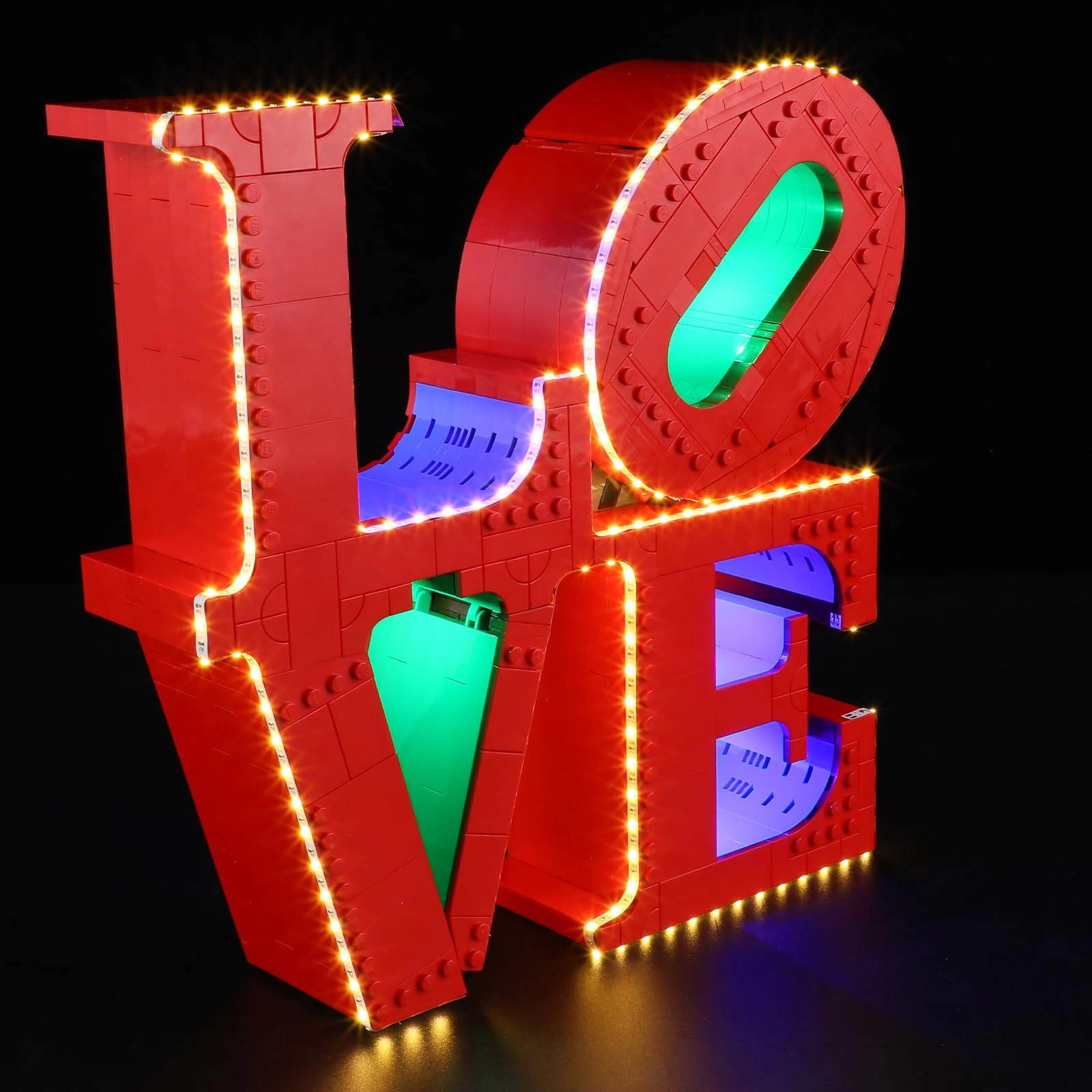 MENZAVA LED Lighting Kit for LEGO Love Art 31214