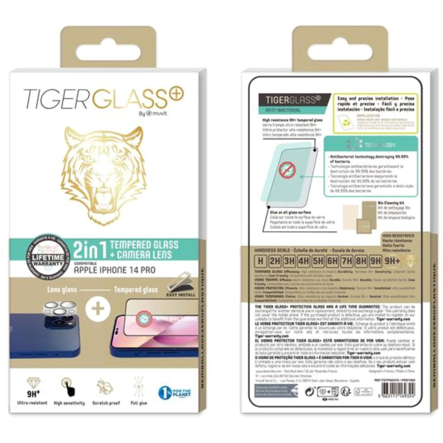 Screen Protector - iPhone 14 Pro + Lens Protector