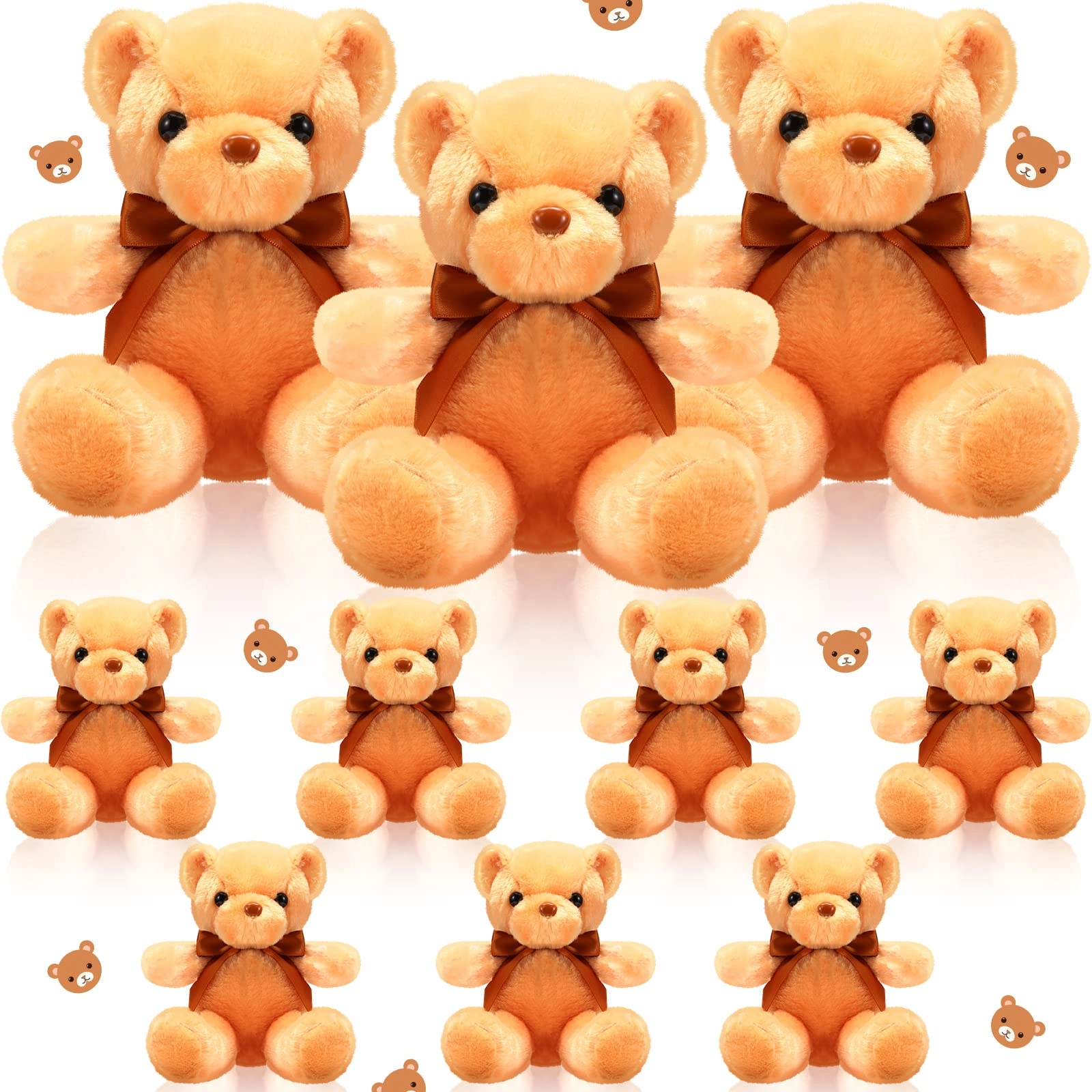 Teddy Bears - 10 Pcs 12 Inch