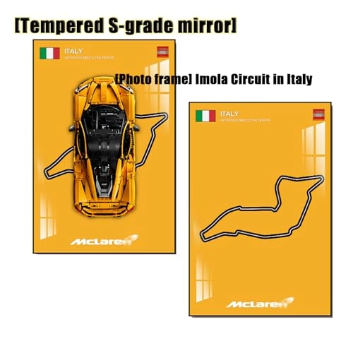 Lego Technic McLaren P1 42172 - Display Wall Plate Imola Circuit in Italy