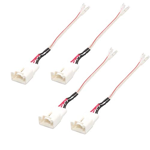 Front Rear Door Speaker Wiring Harness - 4 PCS Ford Mazda