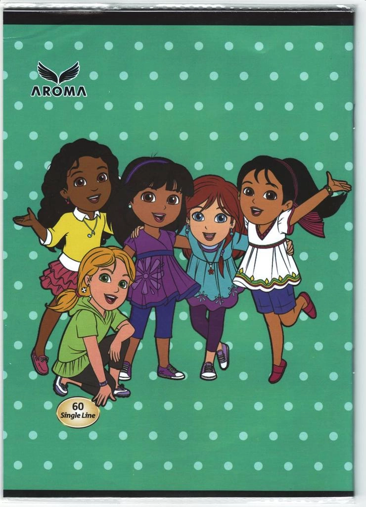 Arco Aroma Dora and Friends PVC Notebook - 100 Sheets