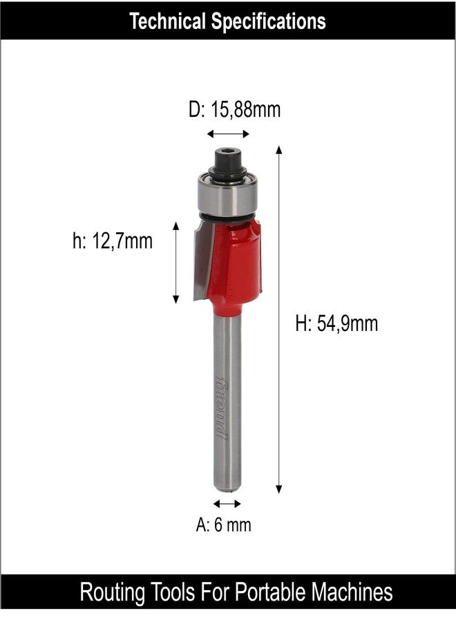 Rounding Over Bit - 6mm