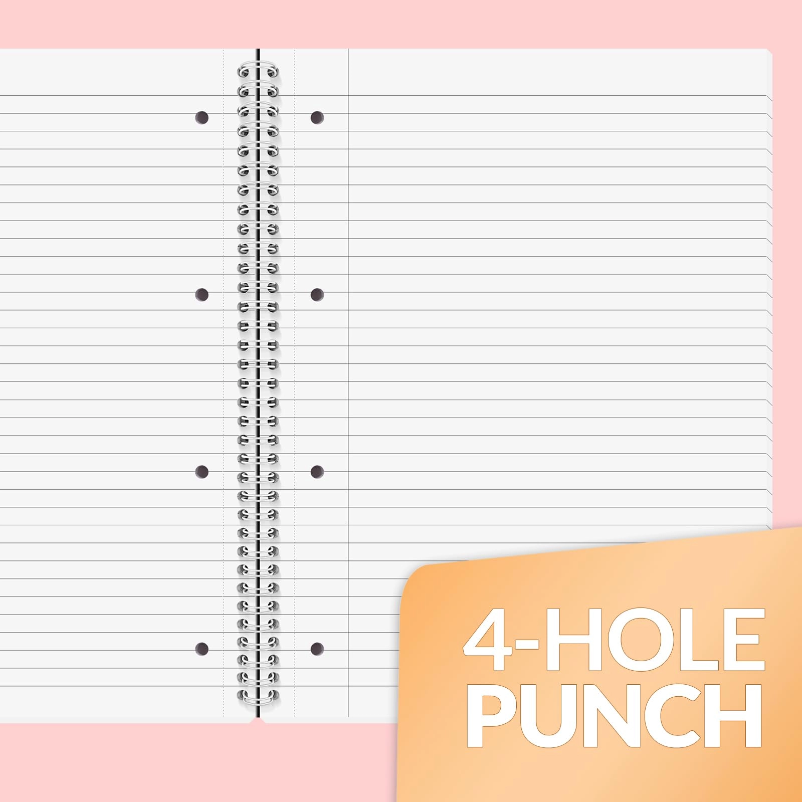 Notebook A4 Spiral - Lined 100 Sheets