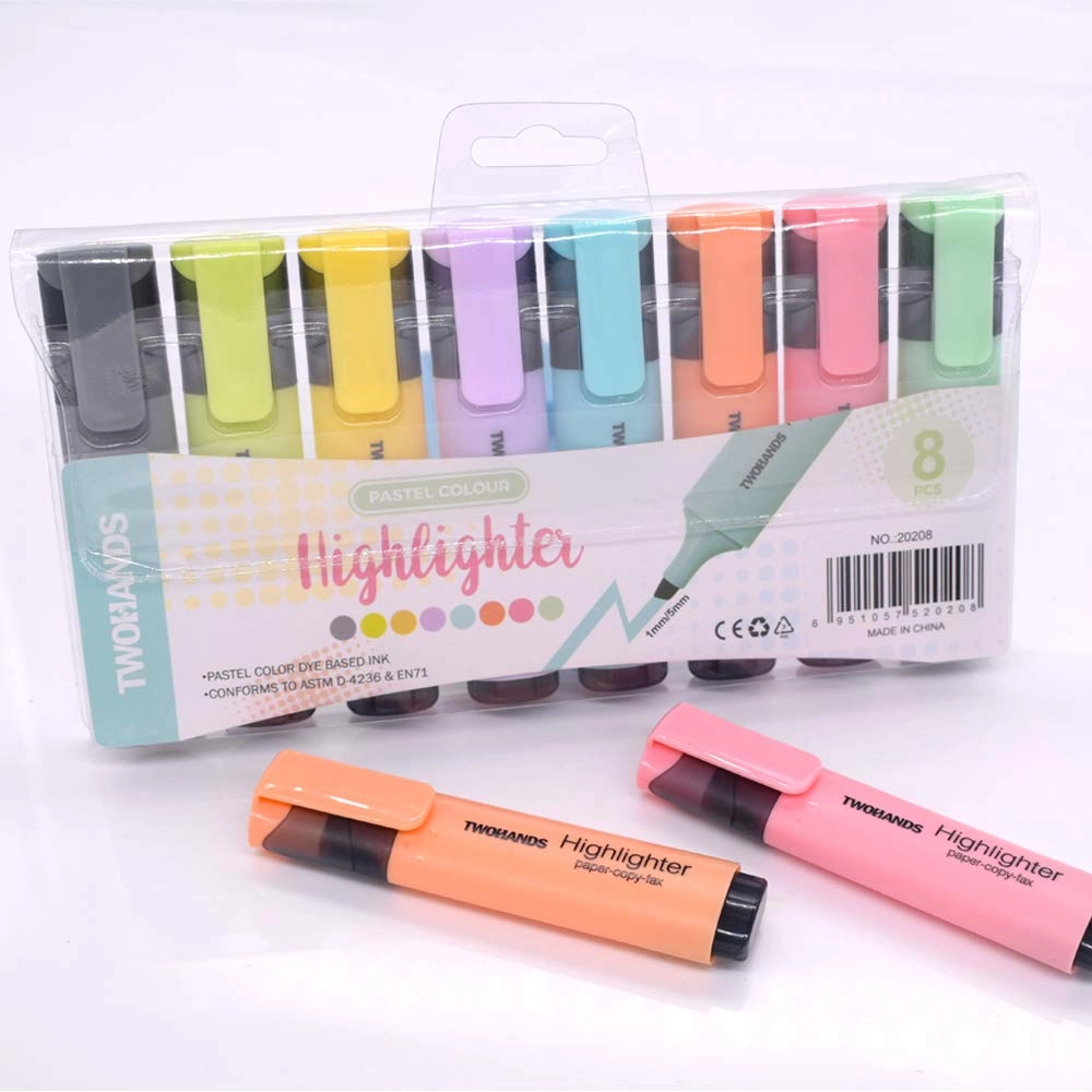 Highlighters - Assorted Pastel Chisel Tip