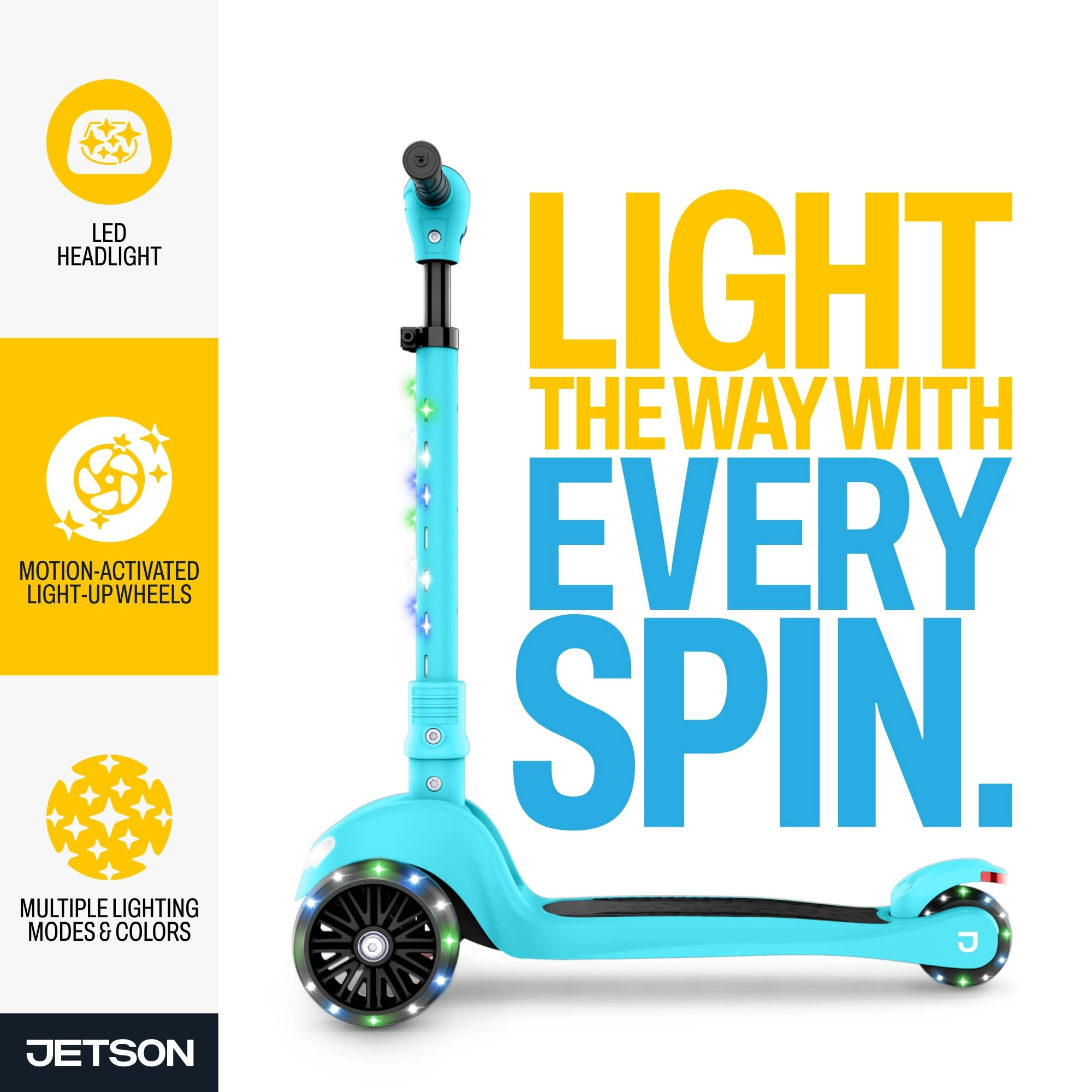 Jupiter Mini - 3-Wheel Foldable LED
