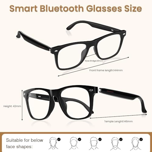 Smart Glasses - Polarized Bluetooth 5.3 Audio & Mic
