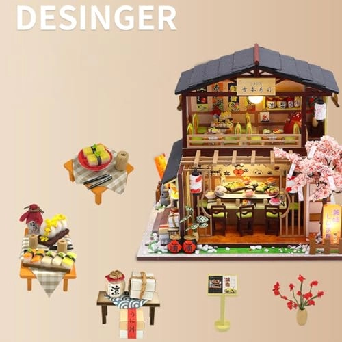 Gibbon Sushi Shop - Vintage Japanese