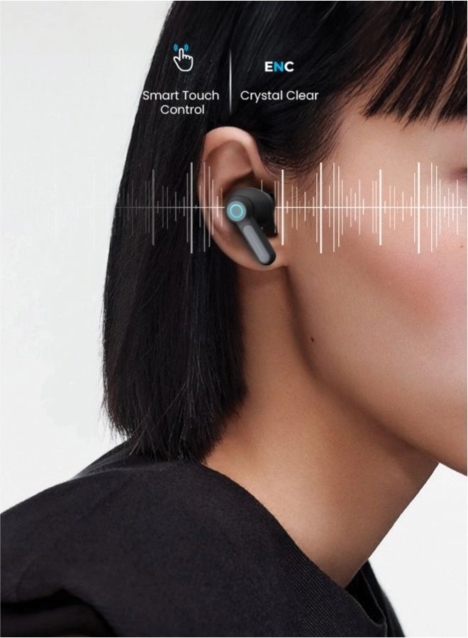 Quad Mic ENC TWS Earphone - Wireless Earbud