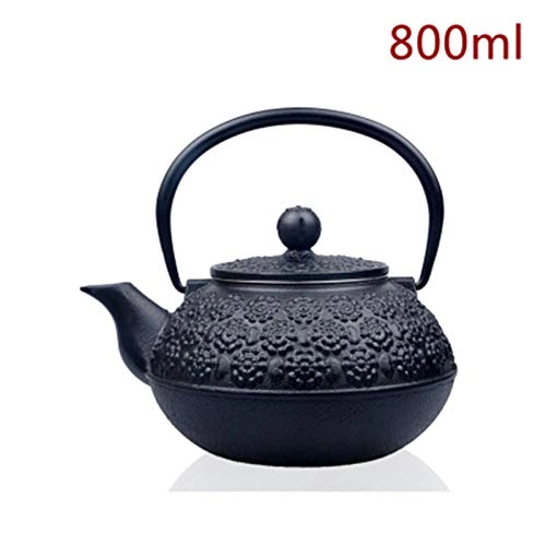 Trottubin Cast Iron Kettle Teapot - Iron Ceramic Stainless Steel Copper Cast Iron 1200 ml