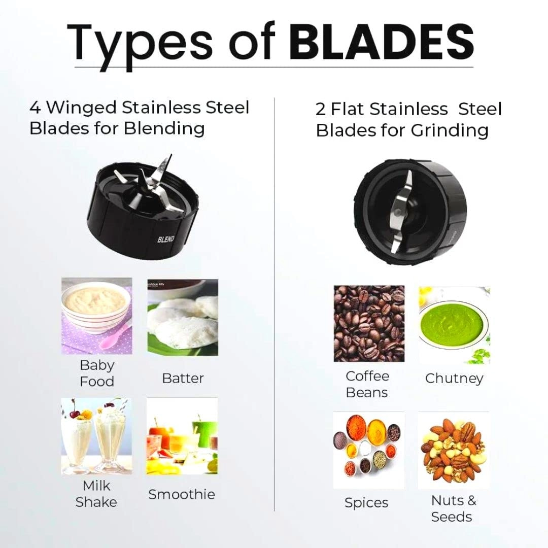 Juicer Mixer - 500 ML 300 ML 400 Watts