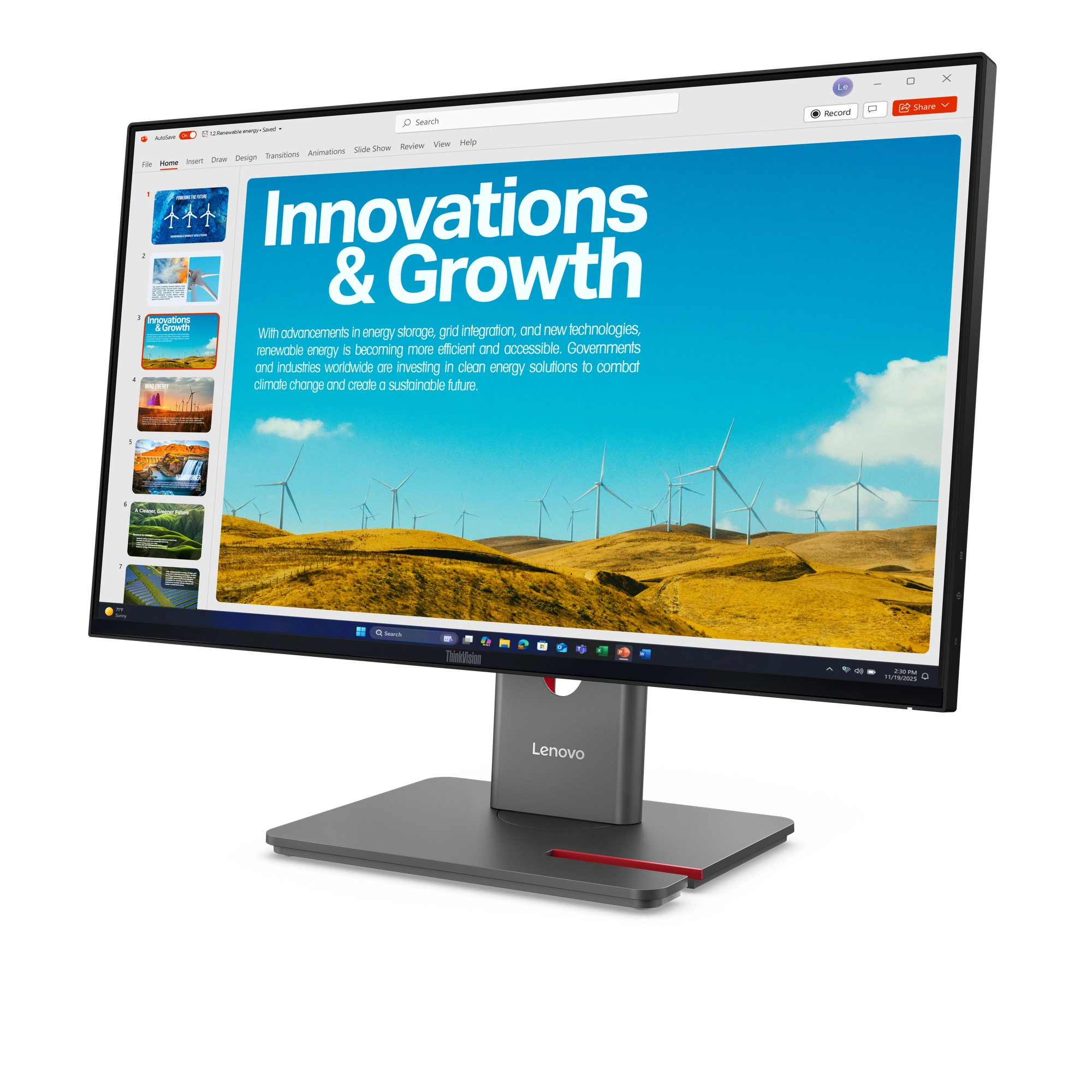 ThinkVision P24QD-40 - 64B1GAT1UK 23.8" 2560x1440