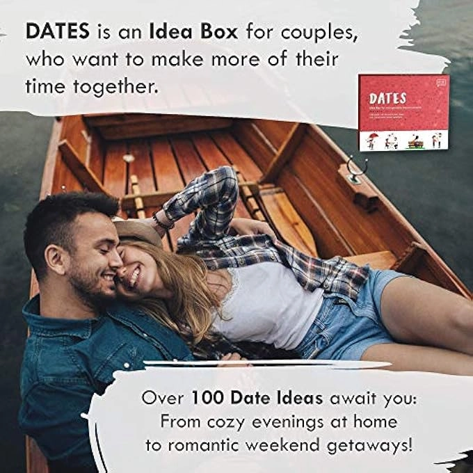 Date Night Ideas and Couples Conversation Cards - 100 Date Ideas 80 Conversation Cards