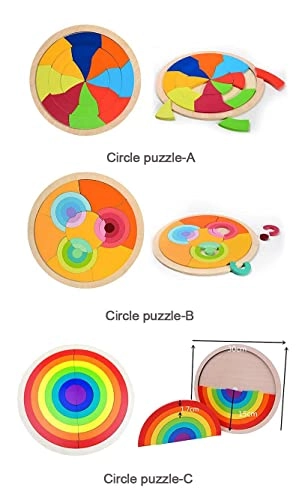 Rainbow Jigsaw Stacking Puzzle - 24 pieces