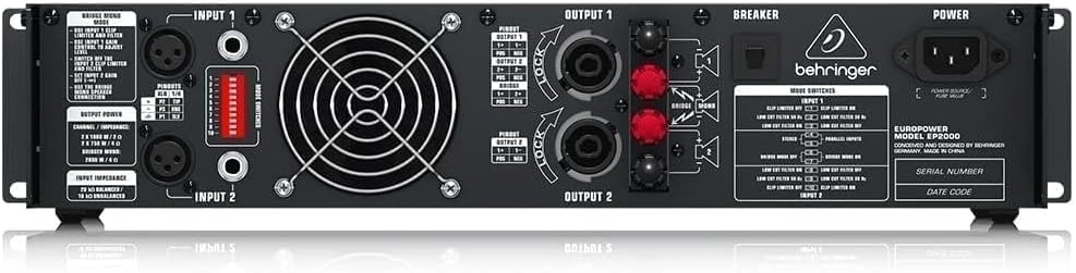 EP2000 - 2 x 1,000 Watts