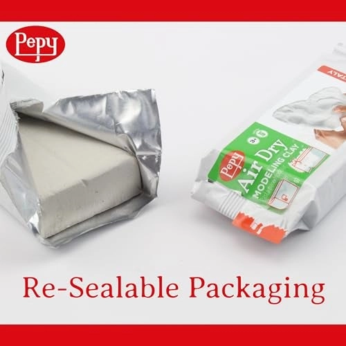 Premium European Air Dry Modeling Clay - 2996g 3pcs.