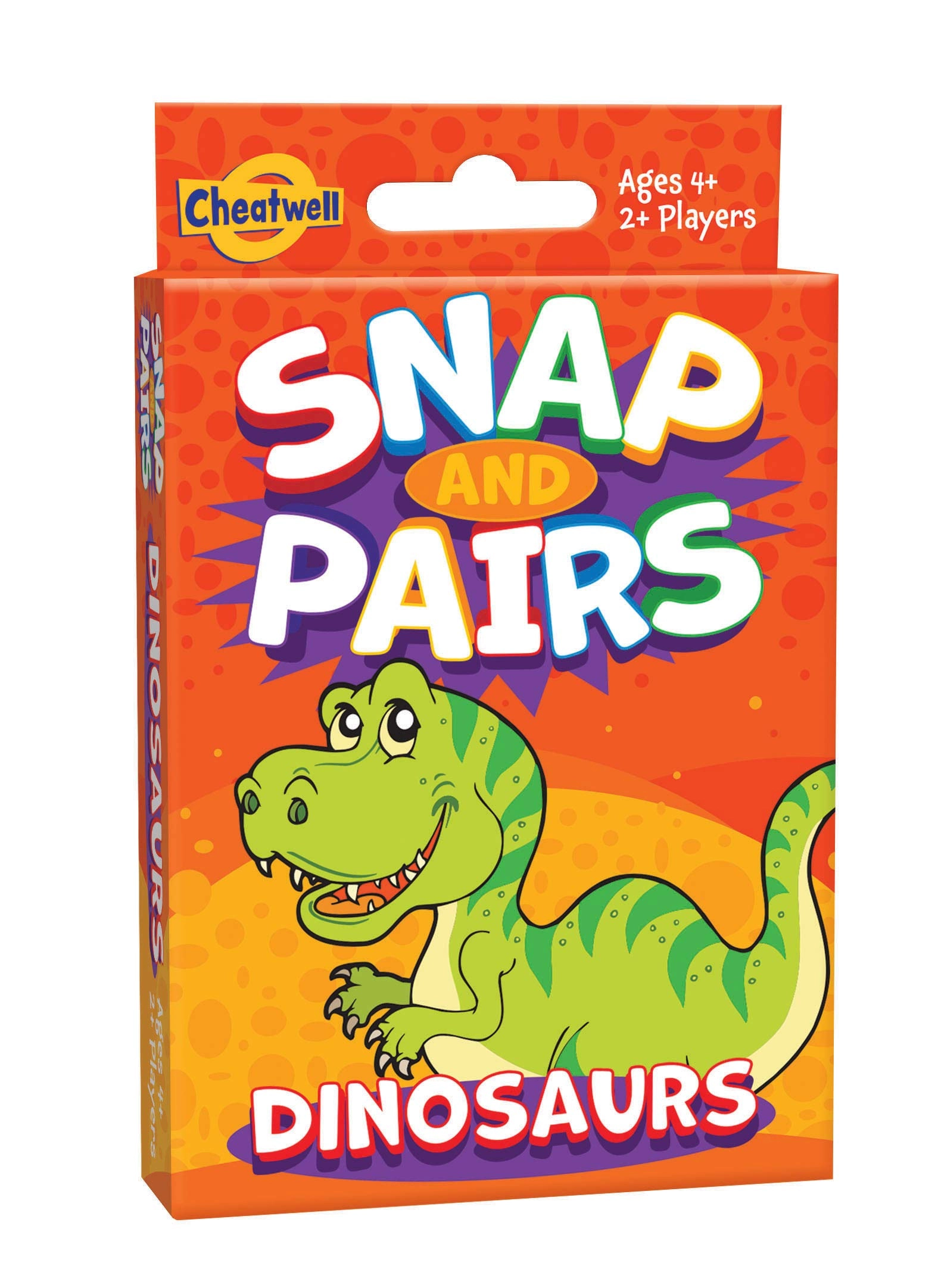 Cheatwell Games Snap + Pairs: Dinosaurs - Card Game