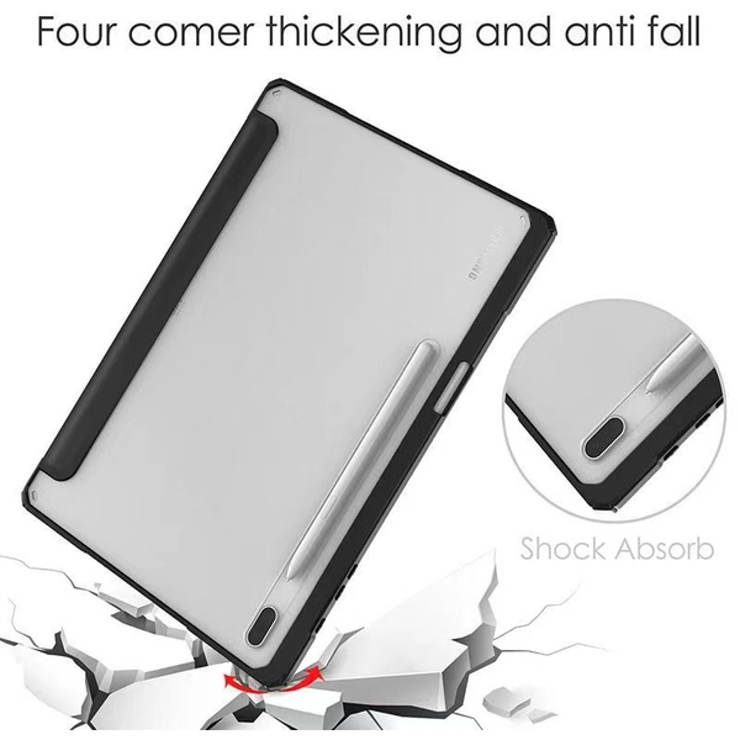 Case with Screen Protector for Galaxy Tab S8