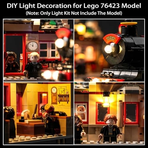 Lighting Kit 76423 - Plastic for LEGO Hogwarts Express Train 76423