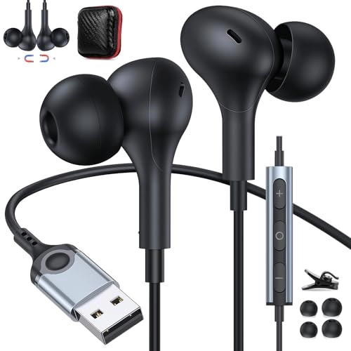 USB Headphones - Wired Earbud