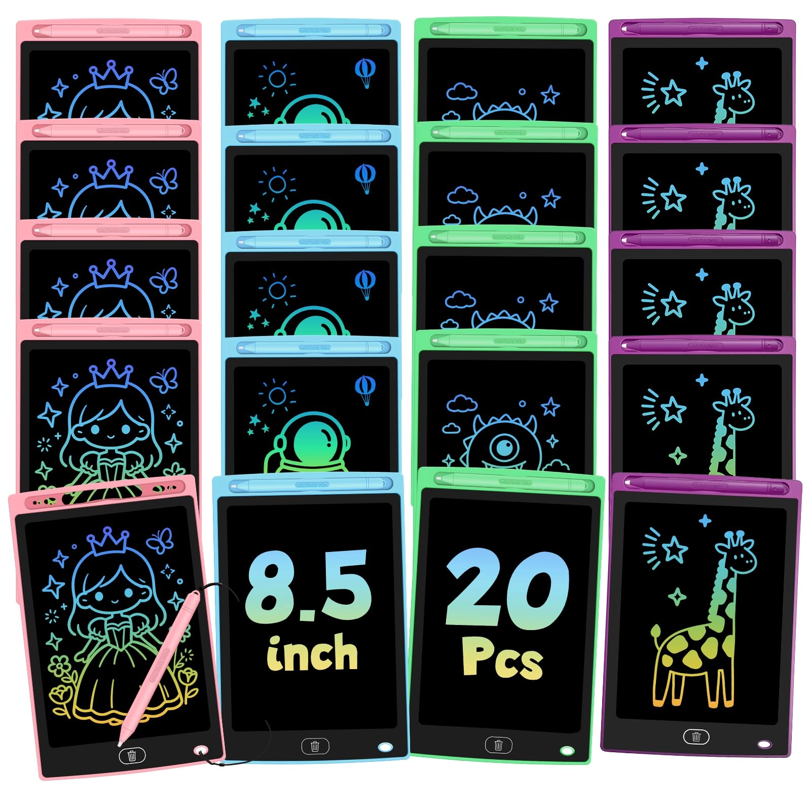 LCD Writing Tablet - 8.5 inch Pack