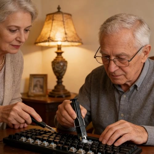 2-in-1 keyboard key puller
