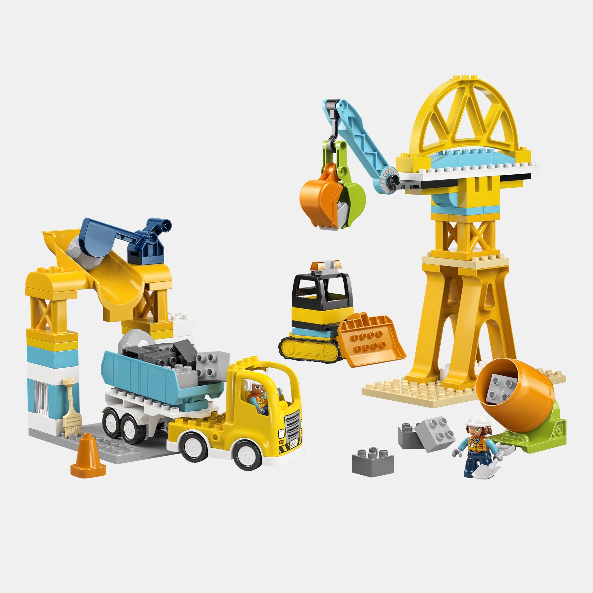 Duplo Town 3 In 1 Construction Site And Vehicles - Truck 84 pcs