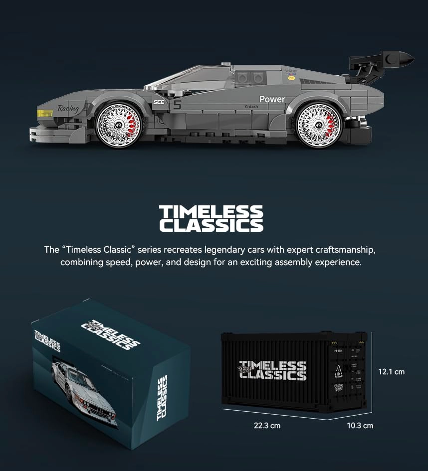 BMW M1 Restomod - 368 pcs 1:32