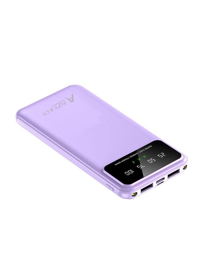Purple 20000 mah Power Bank - 20000mAh 22.5W