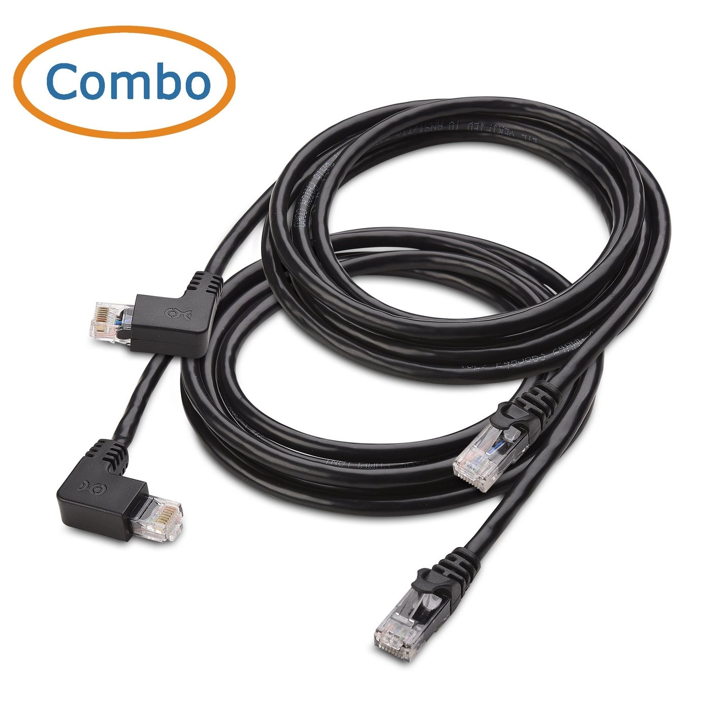 Cat 6 Ethernet Cable - 7ft Combo-Pack