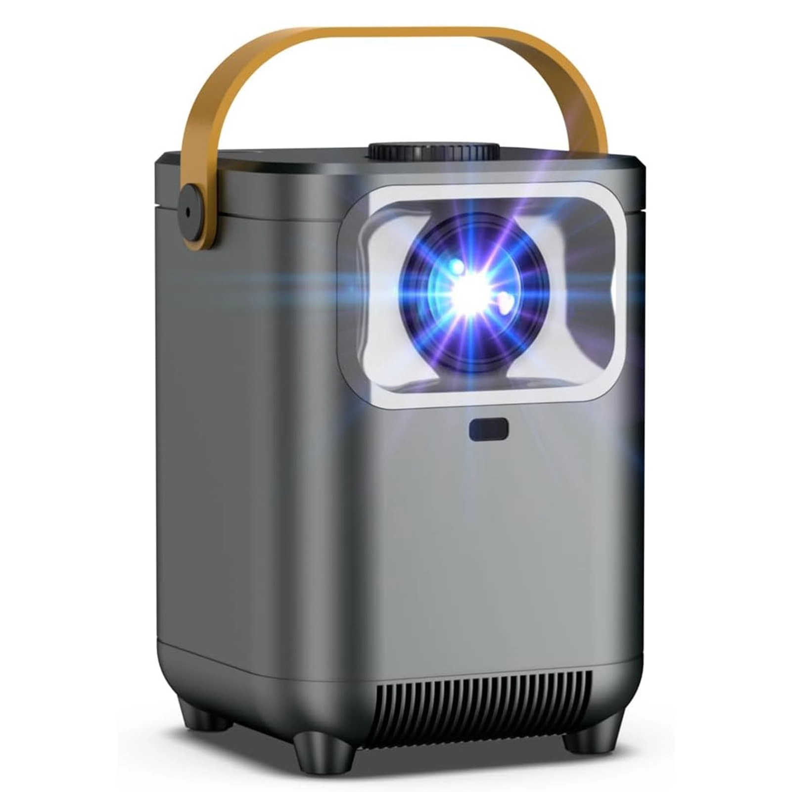 INGUNAR Portable Mini Projector For Home Theater, HD 1080P 5G WiFi Bluetooth Projector For Outdoor Movies, 4K Supported, Android TV 10.0, 200" Display Home Video Projector Compatible With iOS/Android/HDMI