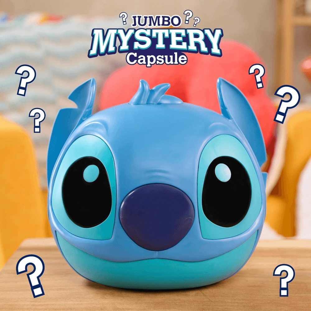 Lilo & Stitch Jumbo Mystery Capsule - 9-inch Stitch head container 8 Blind Bags Ages 3+ Bundle