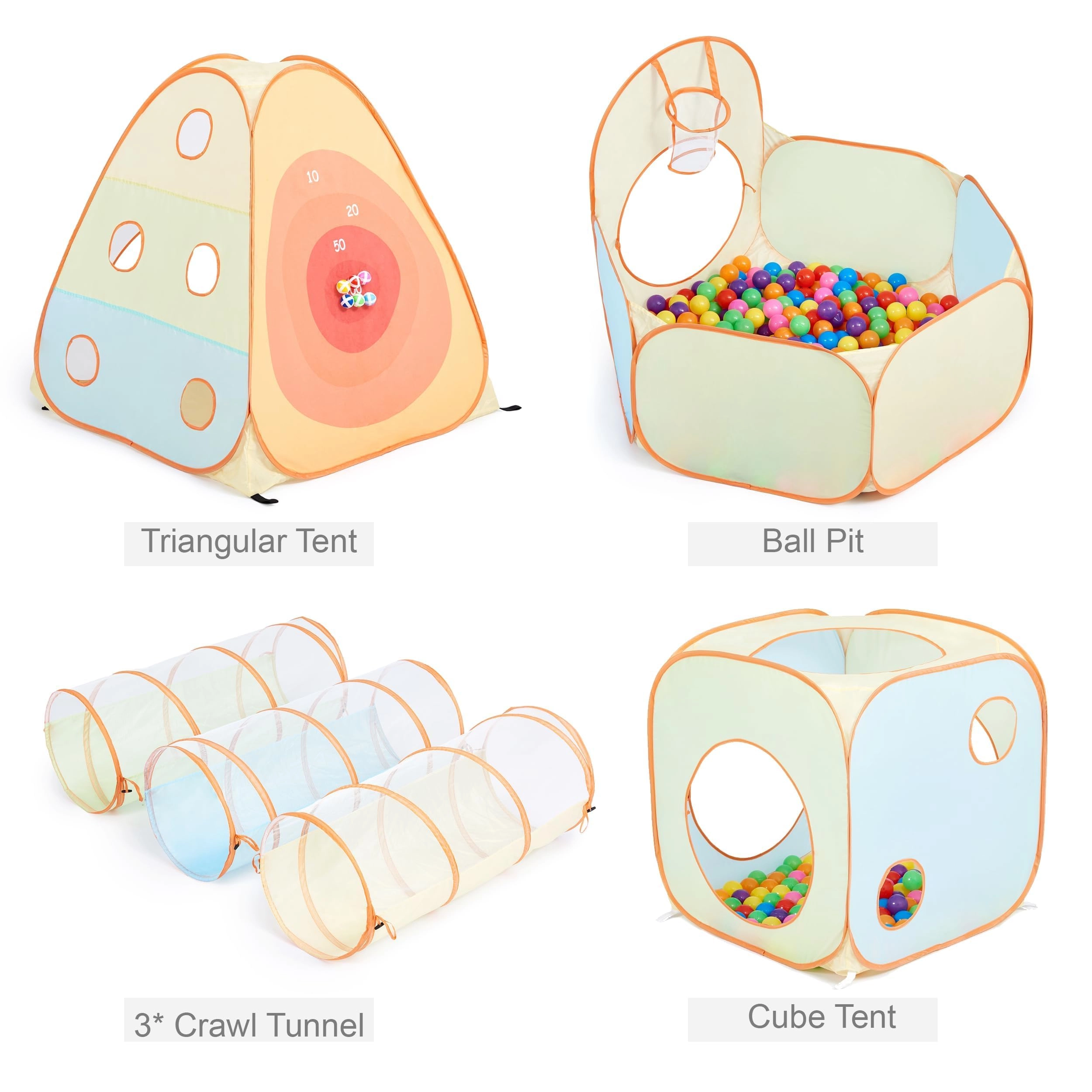 3 in 1 Pop Up Play Tent
