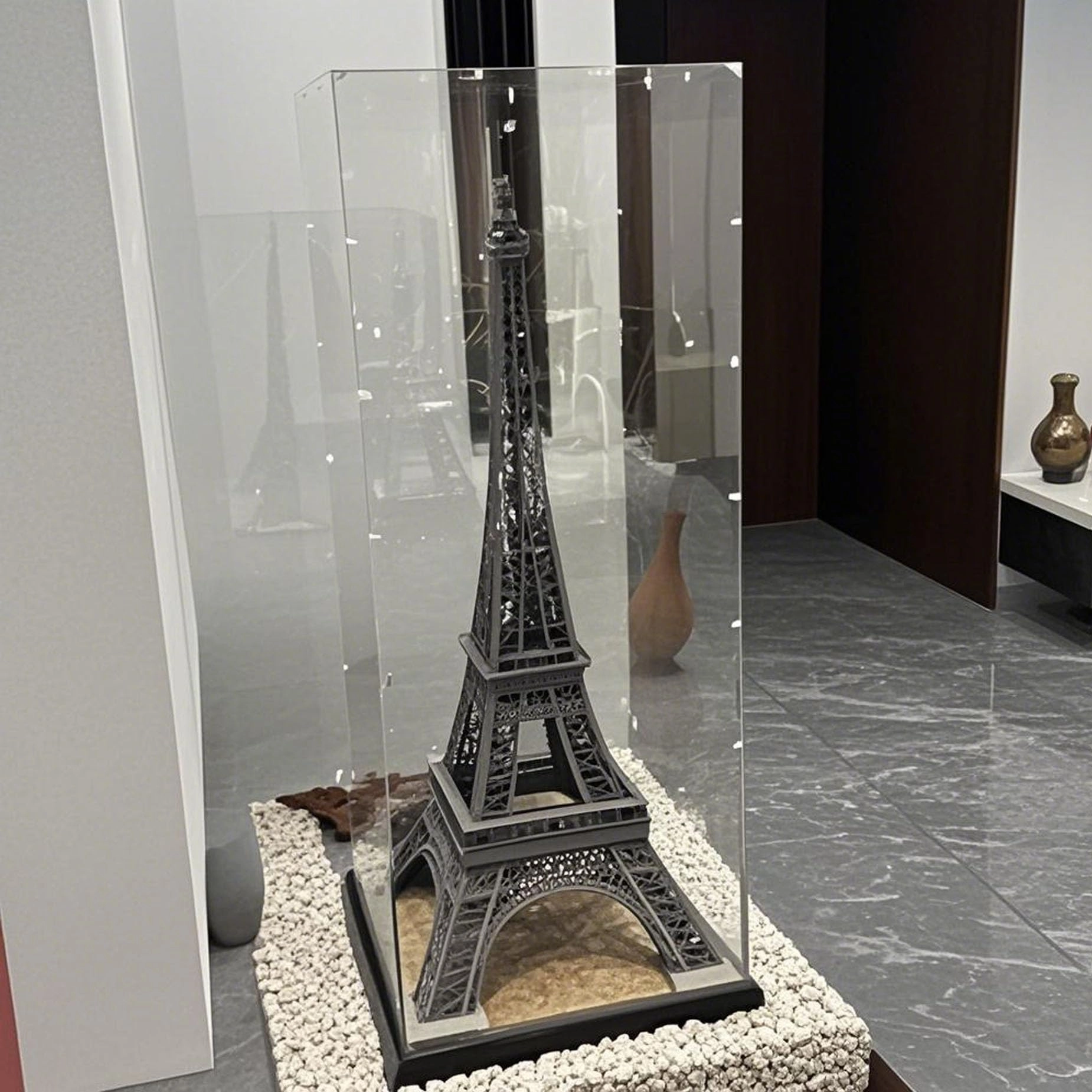 PHOVKFR Acrylic Display Case for LEGO 10307 Eiffel Tower - 3mm thickness
