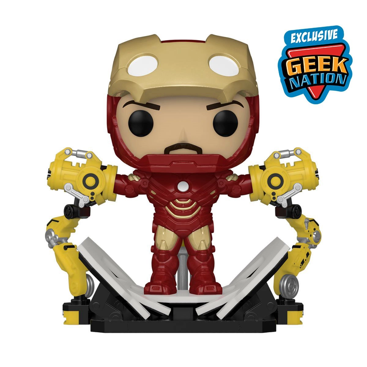 FUNKO Iron Man MK IV - Marvel - Glow-in-the-Dark 6-Inch Deluxe Pop! Vinyl Figure