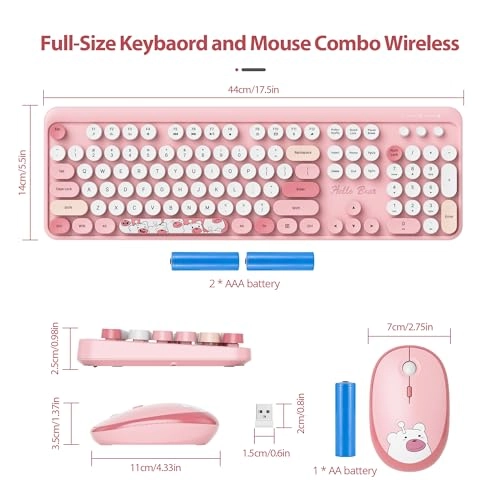 Wireless Keyboard & Mouse Set - US Wireless