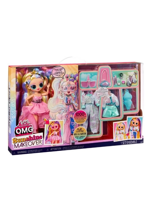 Stellar Gurl Fashion Doll - Sunshine Makeover Color Change