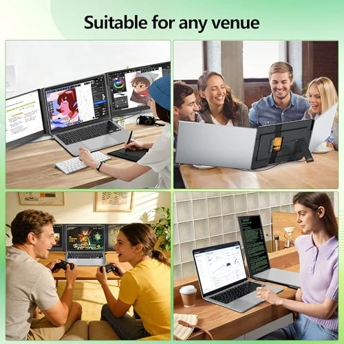 Triple Laptop Screen Extender - S3 15.6 Inches 1920x1080